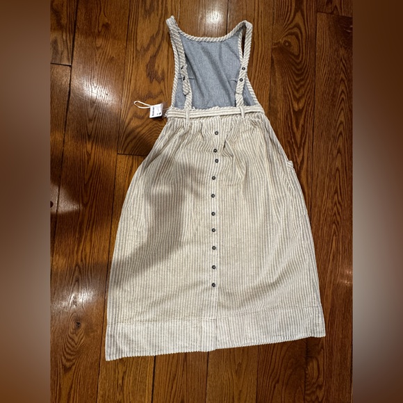 Free People Cream Corduroy Dress - Picture 9 of 10